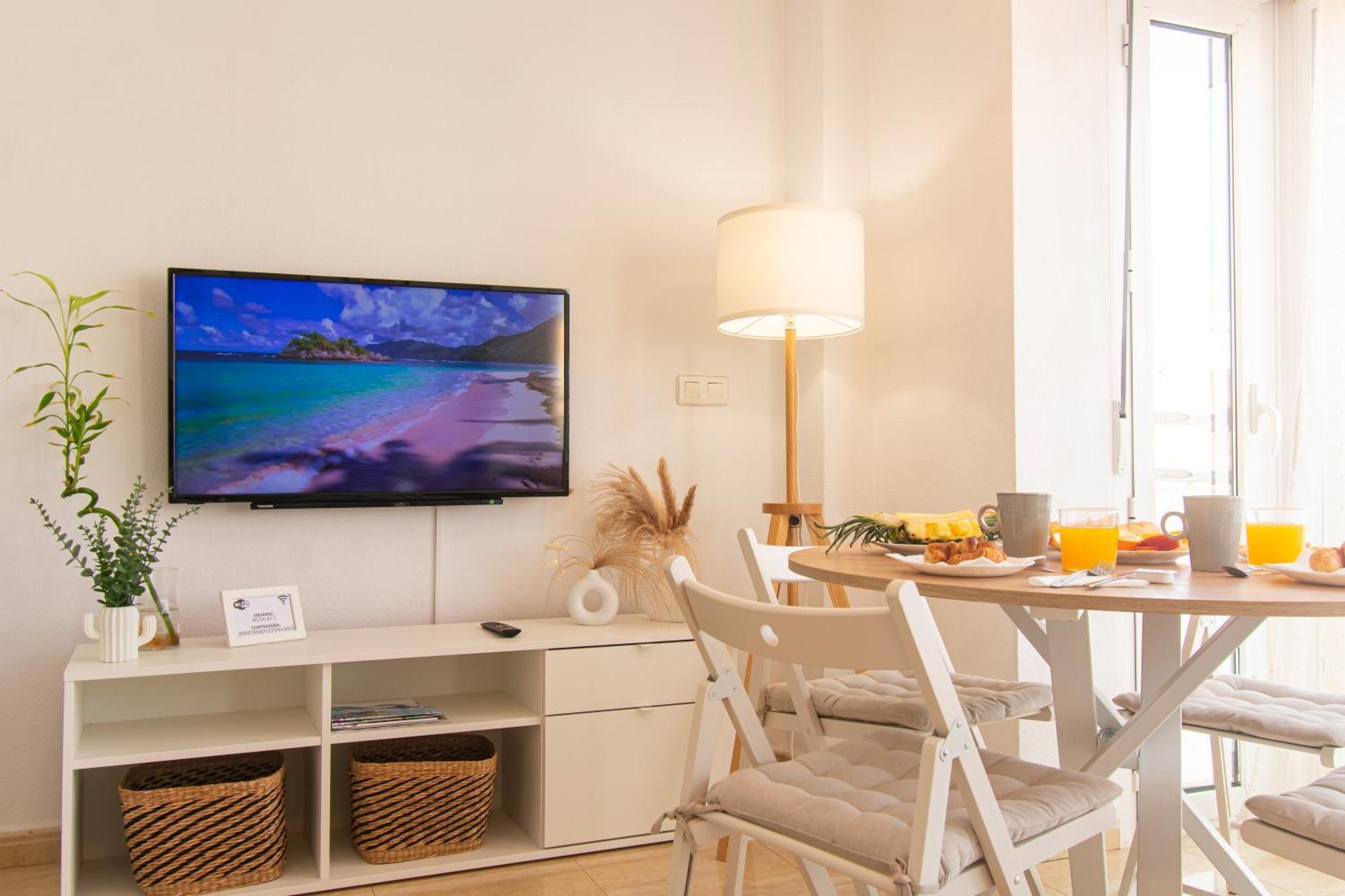 Avenida Principal Cerca De La Playa Con Aire Acondicionado Y Wifi - By Aloha Palma Appartement Águilas Buitenkant foto